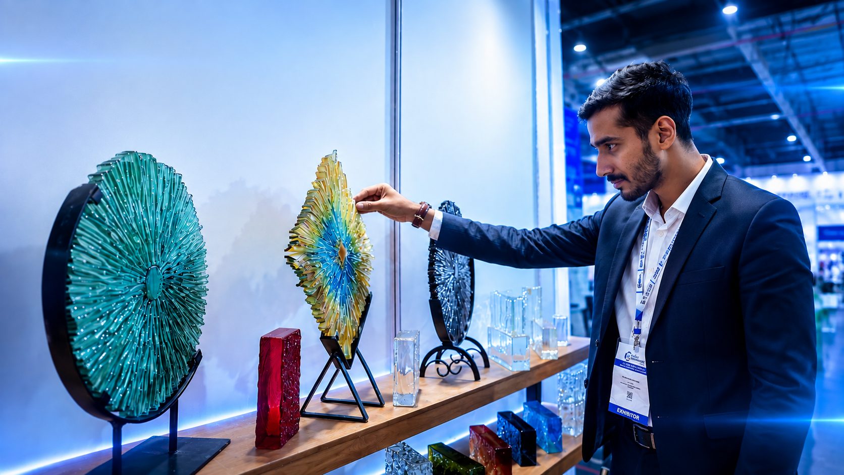 Zak Glass Technology Expo show floor